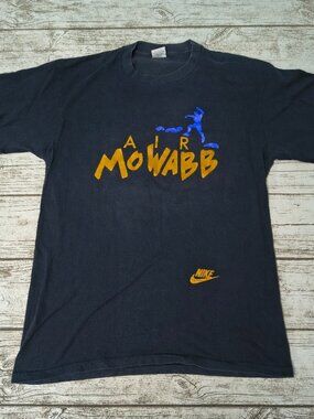RARE Vintage 90s Nike ACG Air Mowabb Double Sided Shoe Promo T Shirt Mens Sz L